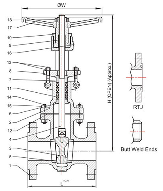 gate-valve-drawing